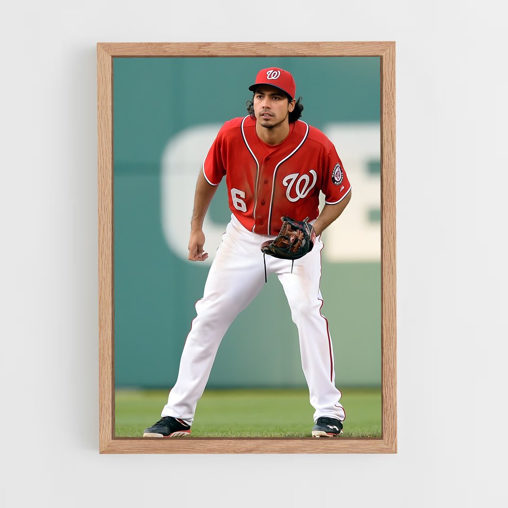 Poster Anthony de rendon – affiche Baseball (vue 4)